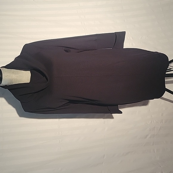 Vince Camuto Black Cowell Neck Sweater Dress, Size: L - Picture 1 of 11